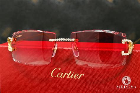 cartier diamond cut lenses.